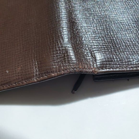 Loewe Wallet Long Slim Bifold Brown Calf Leather Soft Quiet Luxury Minimalist - Picture 6 of 12